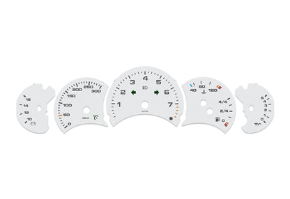 Porsche Carrera 911 996.1 Grey - Speedometer Dials Gauges