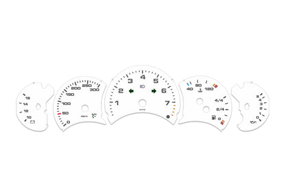 Porsche Carrera 911 996.1 White - Speedometer Dials Gauges