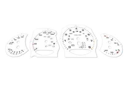 Porsche Cayenne White - Speedometer Dials Gauges