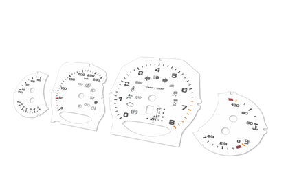 Porsche Cayenne White - Speedometer Dials Gauges