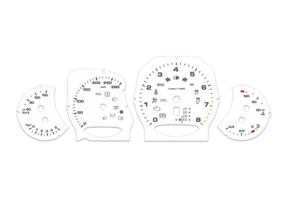 Porsche Cayenne White - Speedometer Dials Gauges