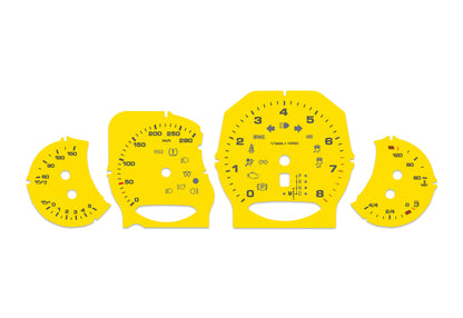 Porsche Cayenne Yellow - Speedometer Dials Gauges