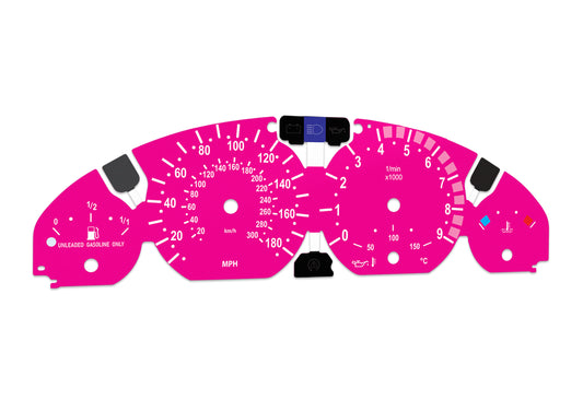 BMW M3 E46 Pink - Speedometer Dials Gauges
