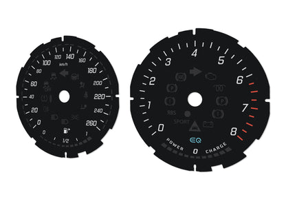 Mercedes-Benz E W213 EQ - Speedometer Dials Gauges