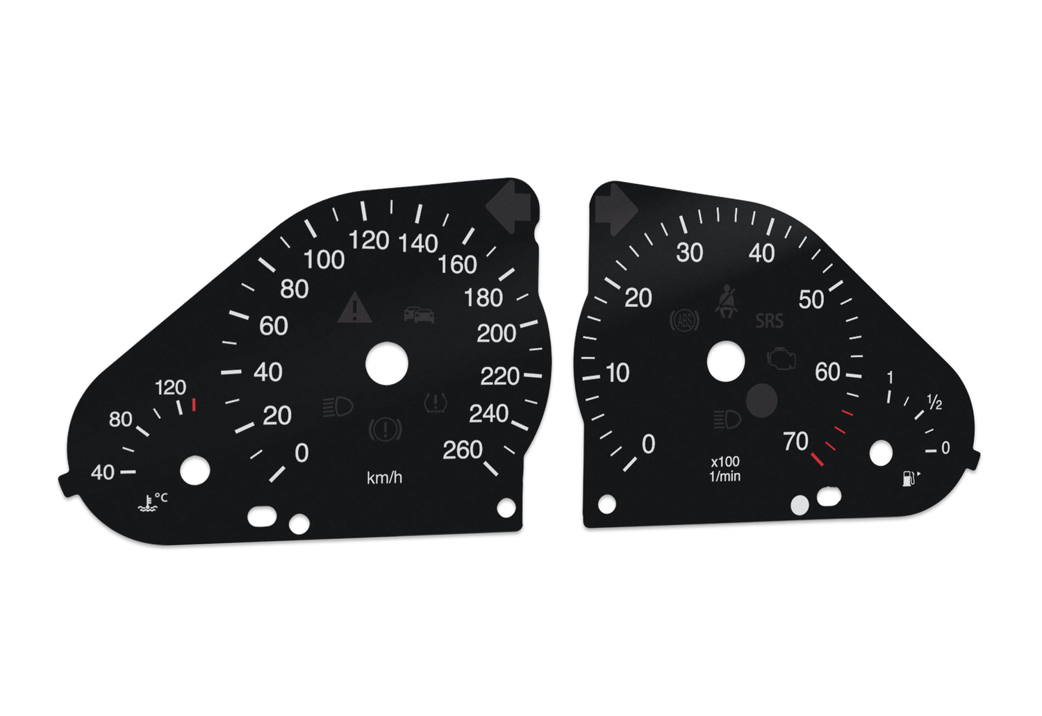 Mercedes-Benz C W203 - Speedometer Dials Gauges