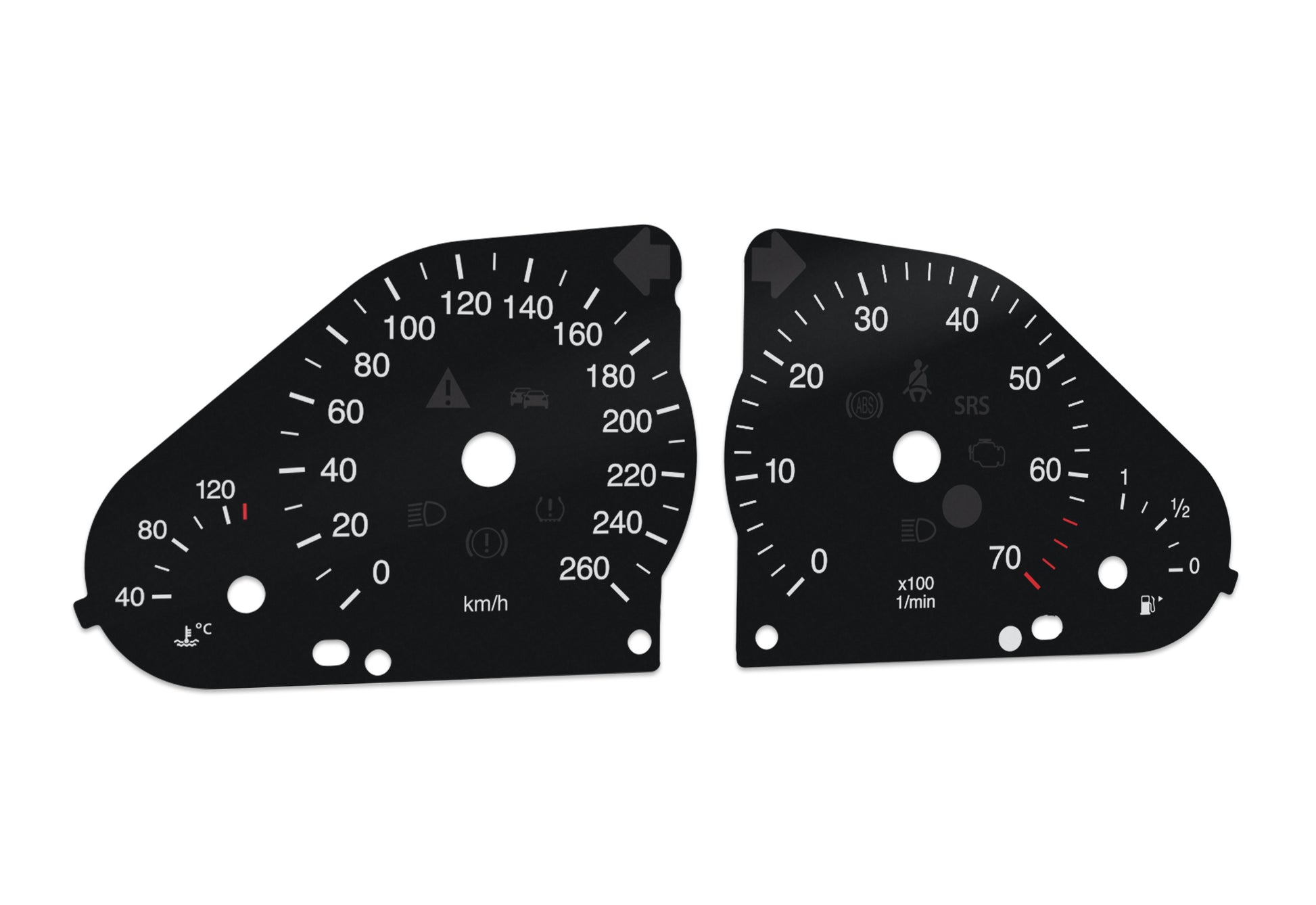 Mercedes-Benz C W203 - Speedometer Dials Gauges