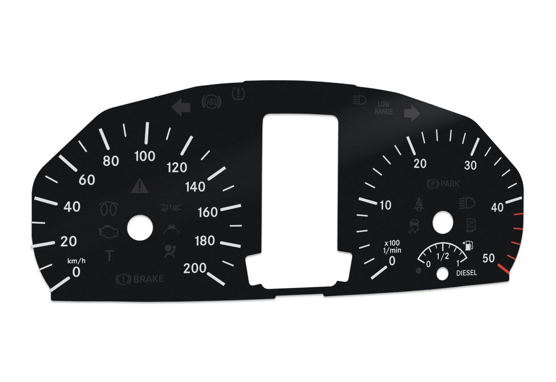 Mercedes-Benz Sprinter W906 - Speedometer Dials Gauges