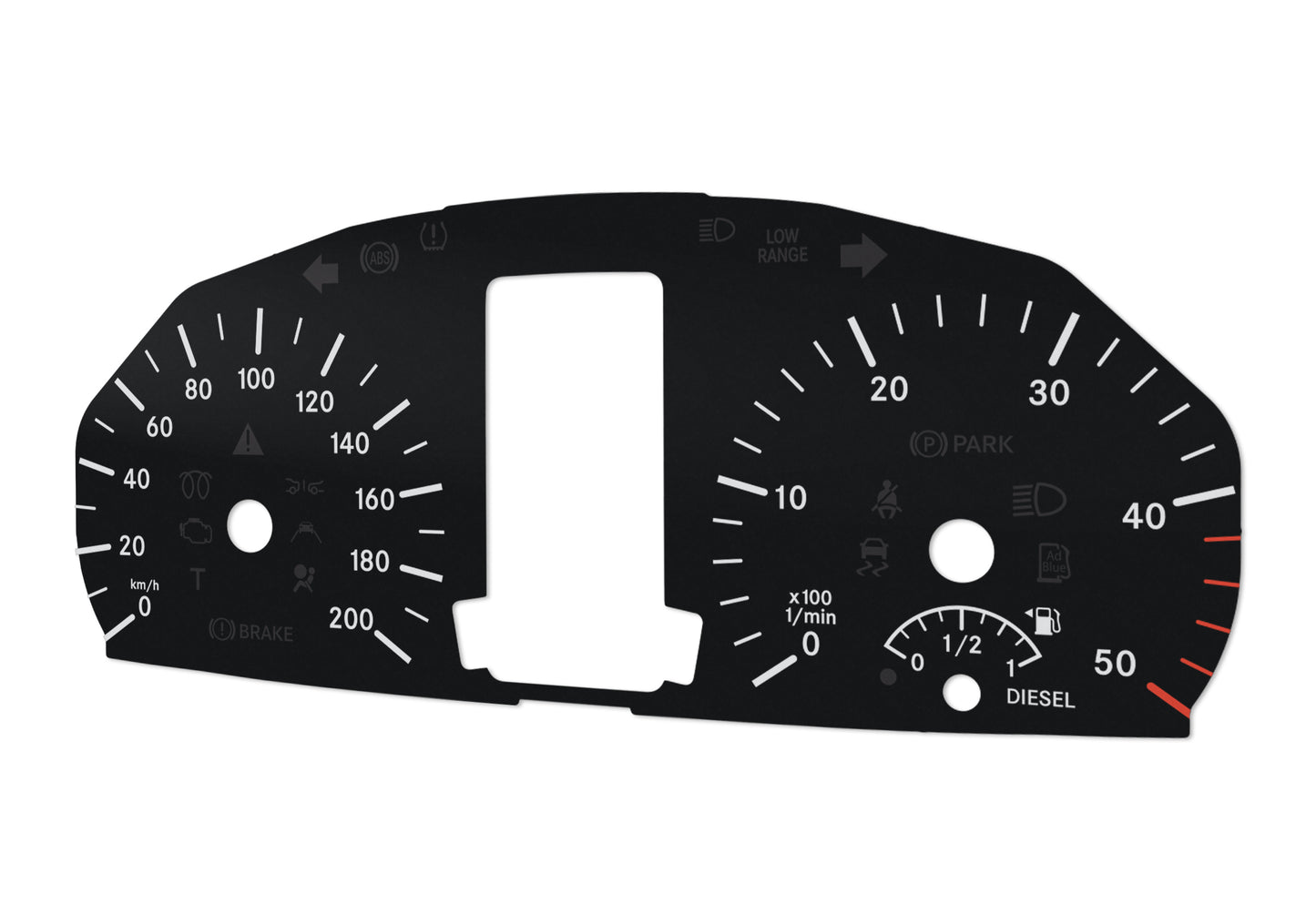 Mercedes-Benz Sprinter W906 - Speedometer Dials Gauges