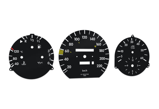 Mercedes-Benz S Class W126 - Speedometer Dials Gauges