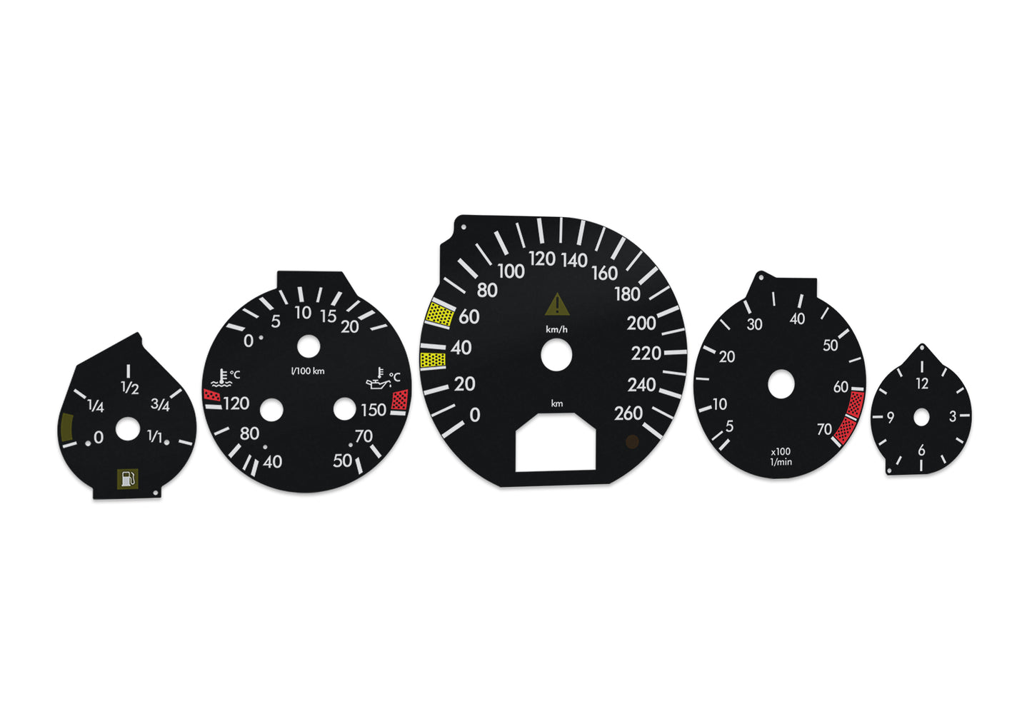 Mercedes-Benz SL W129 - Speedometer Dials Gauges