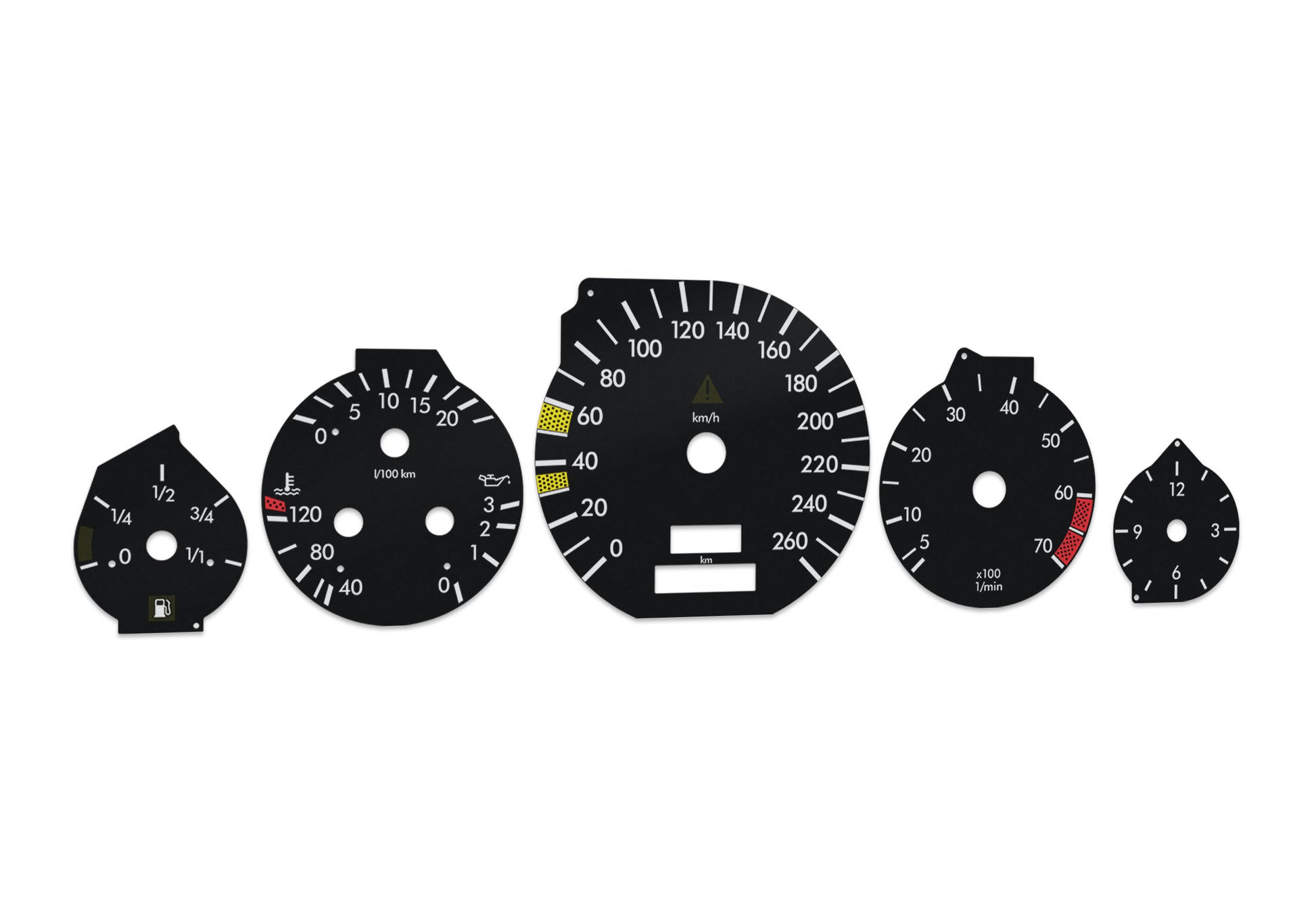 Mercedes-Benz S Class W140 - Speedometer Dials Gauges