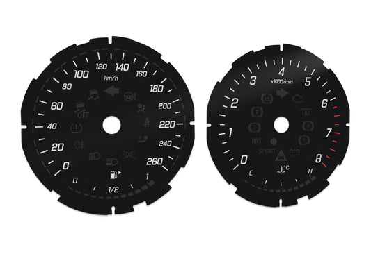 Mercedes-Benz E W213 - Speedometer Dials Gauges