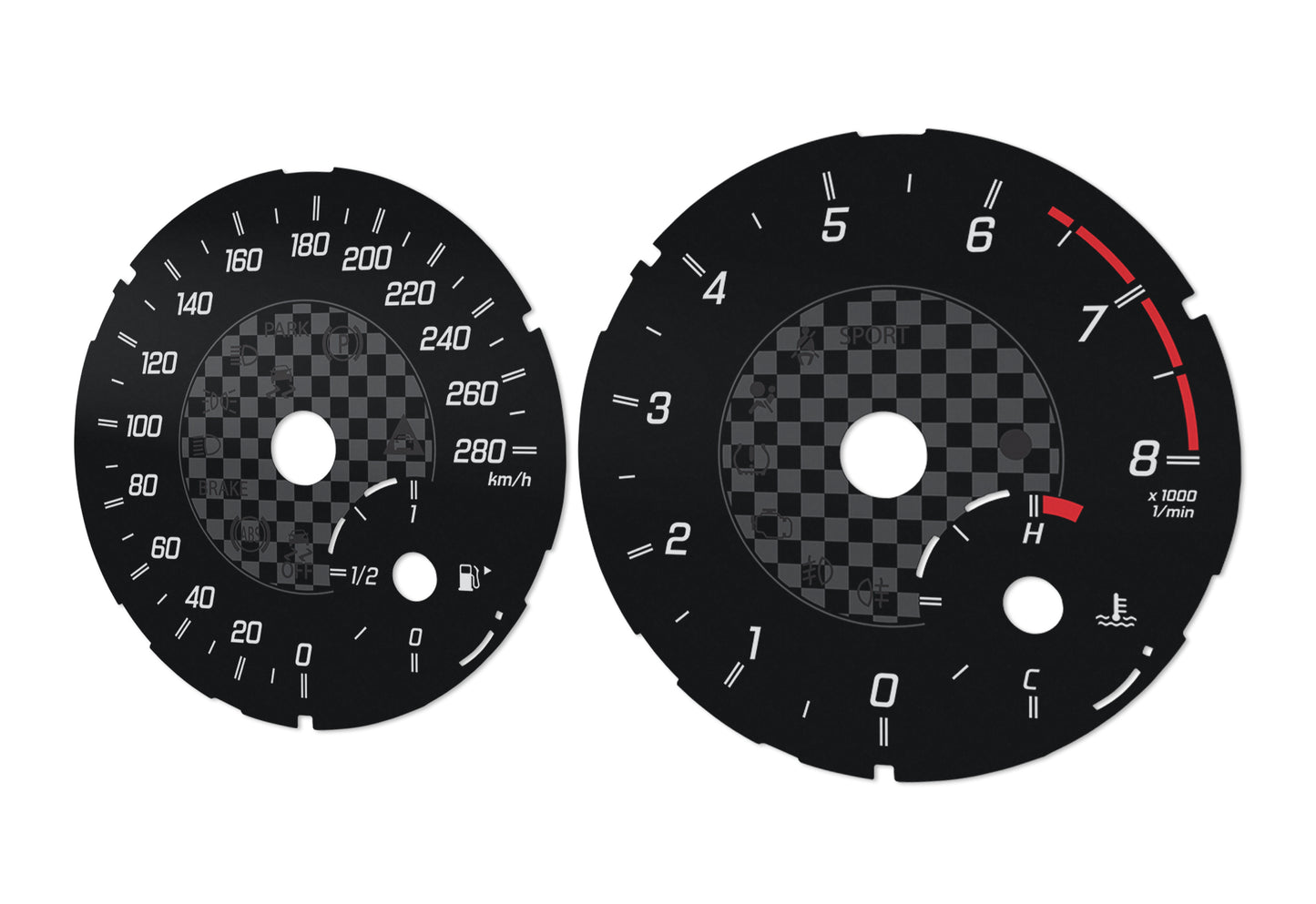 Mercedes-Benz GLE, G AMG - Speedometer Dials Gauges