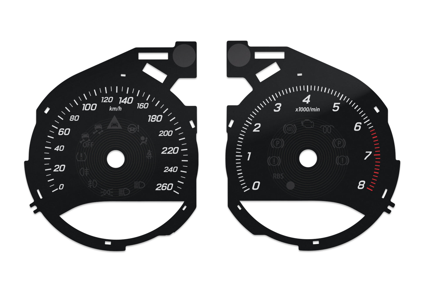 Mercedes-Benz C W205 - Speedometer Dials Gauges