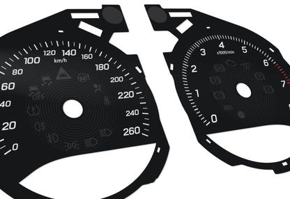 Mercedes-Benz C W205 - Speedometer Dials Gauges