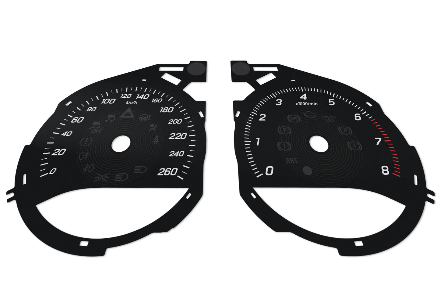 Mercedes-Benz C W205 - Speedometer Dials Gauges