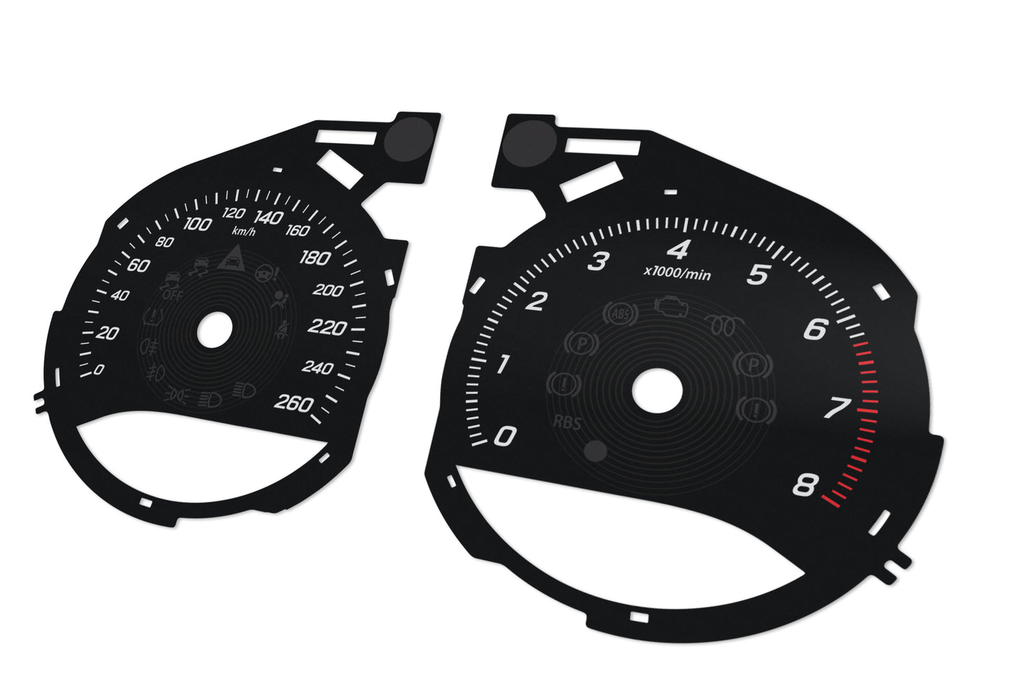 Mercedes-Benz C W205 - Speedometer Dials Gauges
