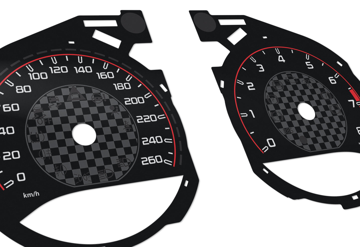 Mercedes-Benz C W205 AMG Style - Speedometer Dials Gauges