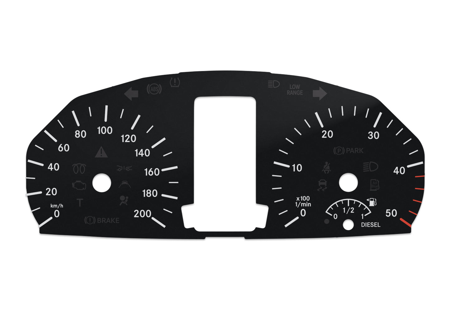 Mercedes-Benz Sprinter W906 - Speedometer Dials Gauges