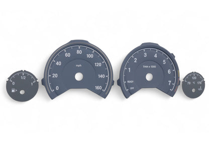 BMW 3D M-Style F30 F31 F32 F33 F34 F36  - Speedometer Dials Gauges