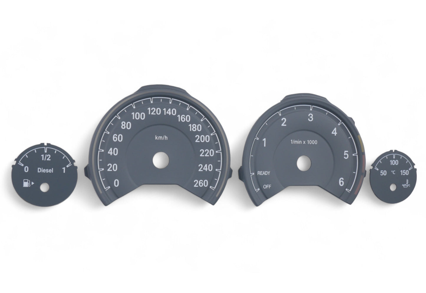 BMW 3D M-Style F30 F31 F32 F33 F34 F36  - Speedometer Dials Gauges