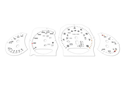 Porsche Panamera White - Speedometer Dials Gauges