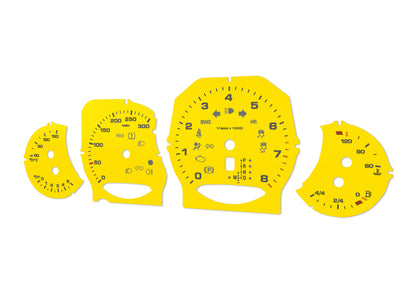 Porsche Panamera Yellow - Speedometer Dials Gauges