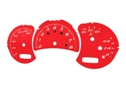 Porsche Boxster 986.2 Red - Speedometer Dials Gauges