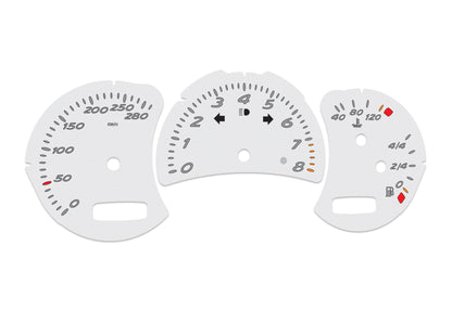 Porsche Boxster 986.2 Grey - Speedometer Dials Gauges