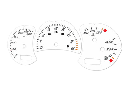 Porsche Boxster 986.2 White - Speedometer Dials Gauges