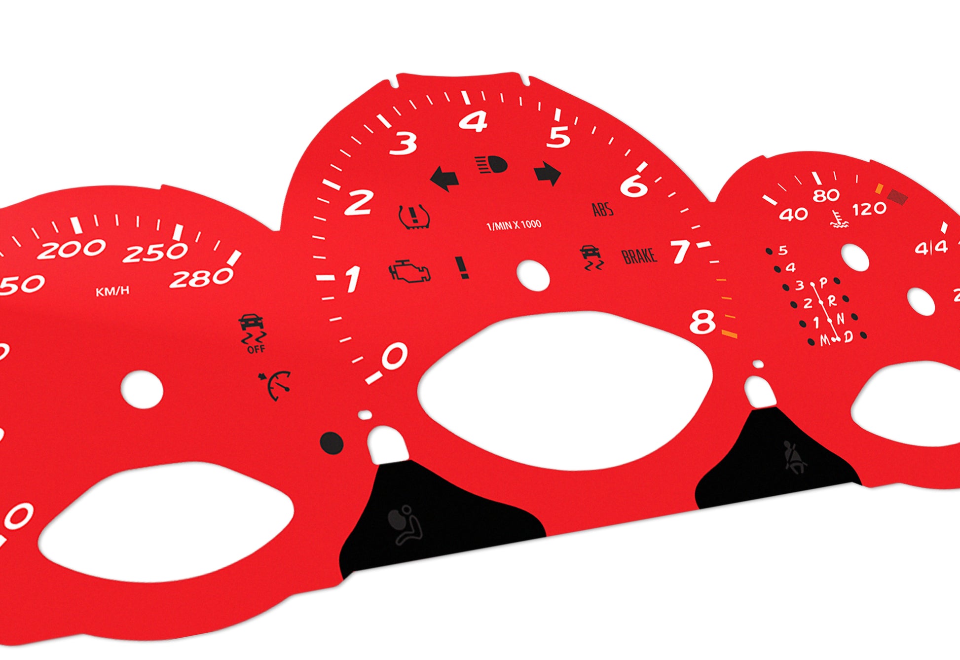 Porsche Boxster 987.1 Red - Speedometer Dials Gauges