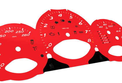 Porsche Boxster 987.1 Red - Speedometer Dials Gauges