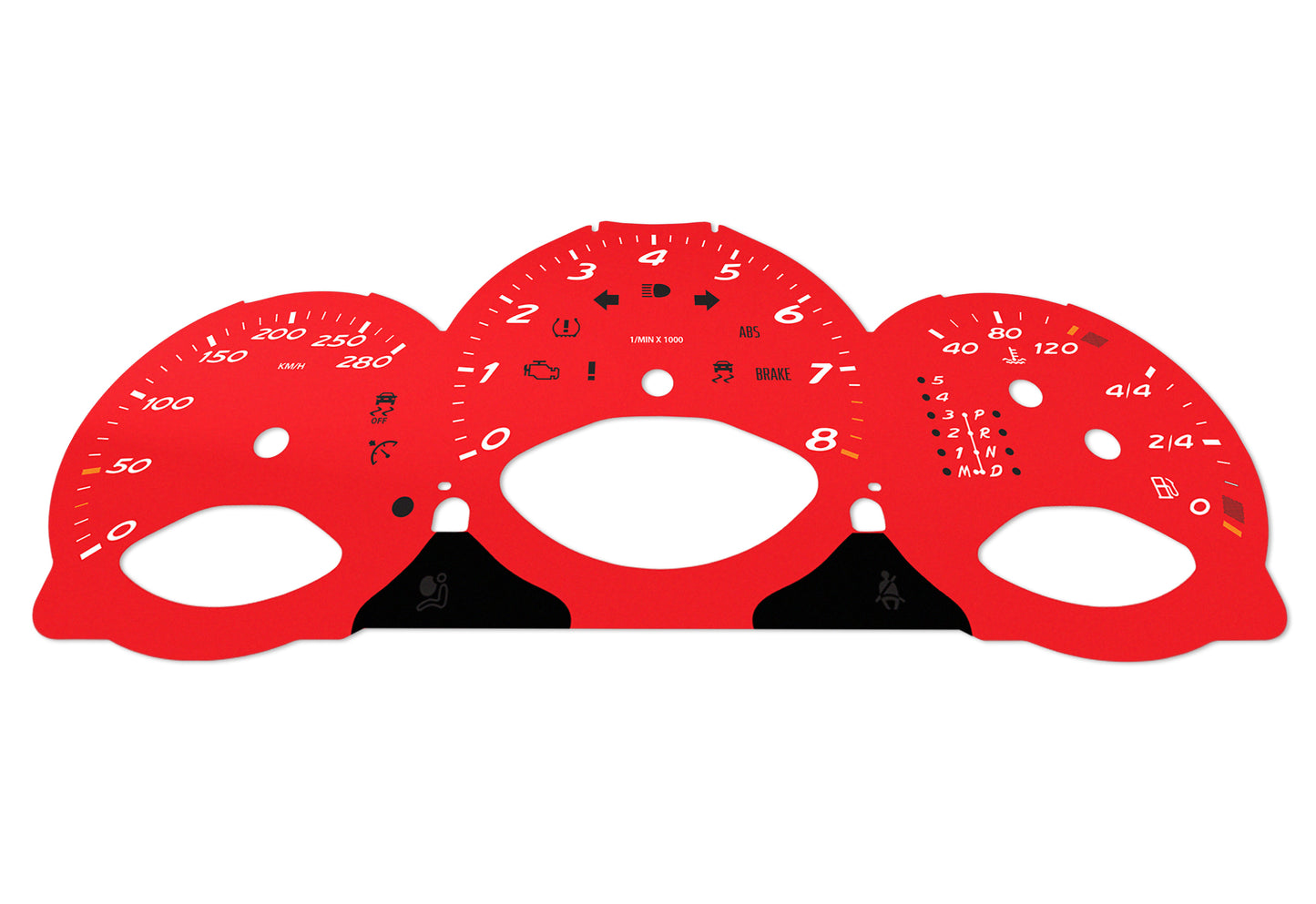 Porsche Boxster 987.1 Red - Speedometer Dials Gauges