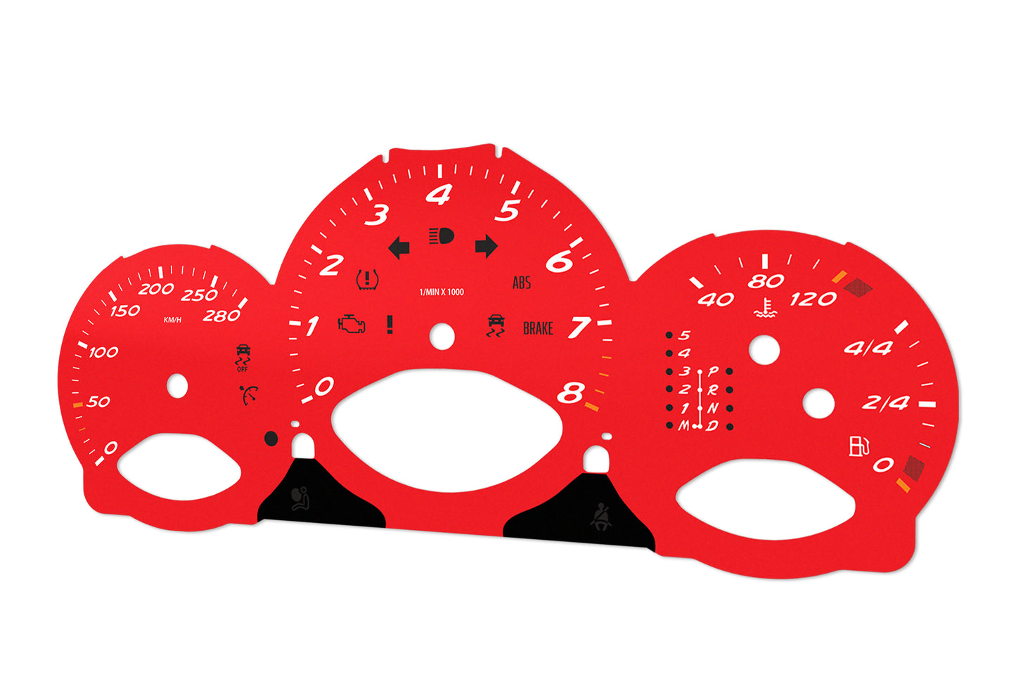 Porsche Boxster 987.1 Red - Speedometer Dials Gauges