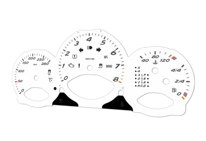 Porsche Boxster 987.1 White - Speedometer Dials Gauges