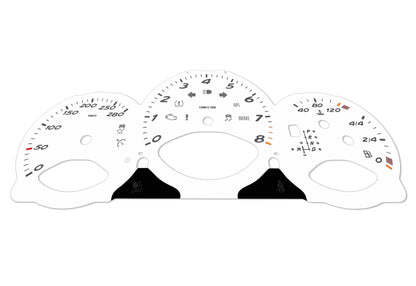 Porsche Boxster 987.2 White - Speedometer Dials Gauges