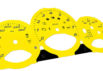 Porsche Boxster 987.2 Yellow - Speedometer Dials Gauges