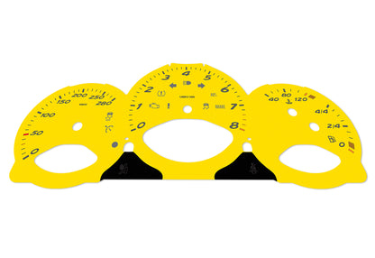 Porsche Boxster 987.1 Yellow - Speedometer Dials Gauges