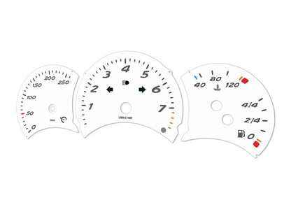 Porsche Boxster 986.1 White - Speedometer Dials Gauges