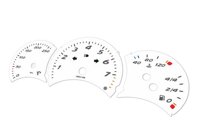 Porsche Boxster 986.1 White - Speedometer Dials Gauges
