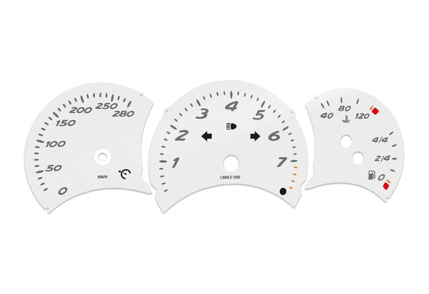 Porsche Boxster 986.1 Grey - Speedometer Dials Gauges