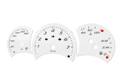 Porsche Boxster 986.1 Grey - Speedometer Dials Gauges