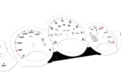 Porsche Carrera 911 997.1 White - Speedometer Dials Gauges