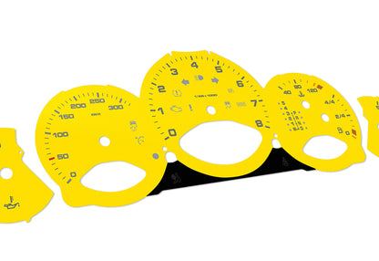 Porsche Carrera 911 997.1 Yellow - Speedometer Dials Gauges