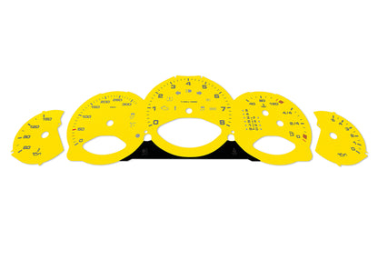 Porsche Carrera 911 997.1 Yellow - Speedometer Dials Gauges