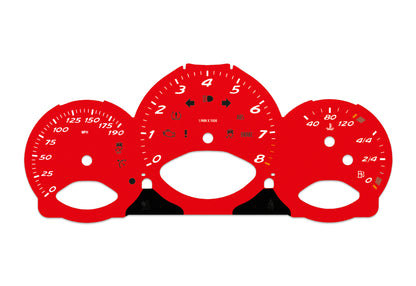 Porsche Boxster 987.1 Red - Speedometer Dials Gauges