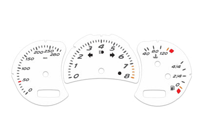 Porsche Boxster 986.2 White - Speedometer Dials Gauges