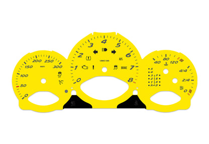Porsche Boxster 987.1 Yellow - Speedometer Dials Gauges