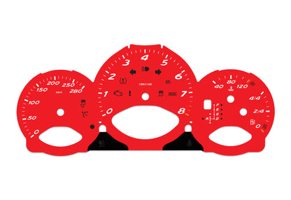 Porsche Boxster 987.2 Red - Speedometer Dials Gauges