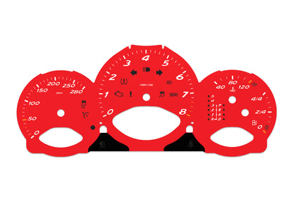 Porsche Boxster 987.1 Red - Speedometer Dials Gauges